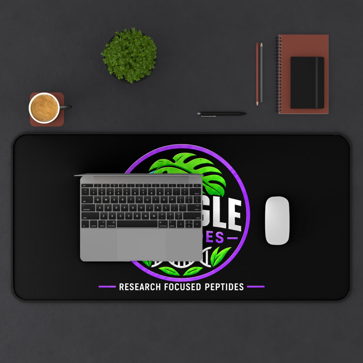 Jungle Peptides Desk Mat – Research Focused Gaming/Office Mousepad
