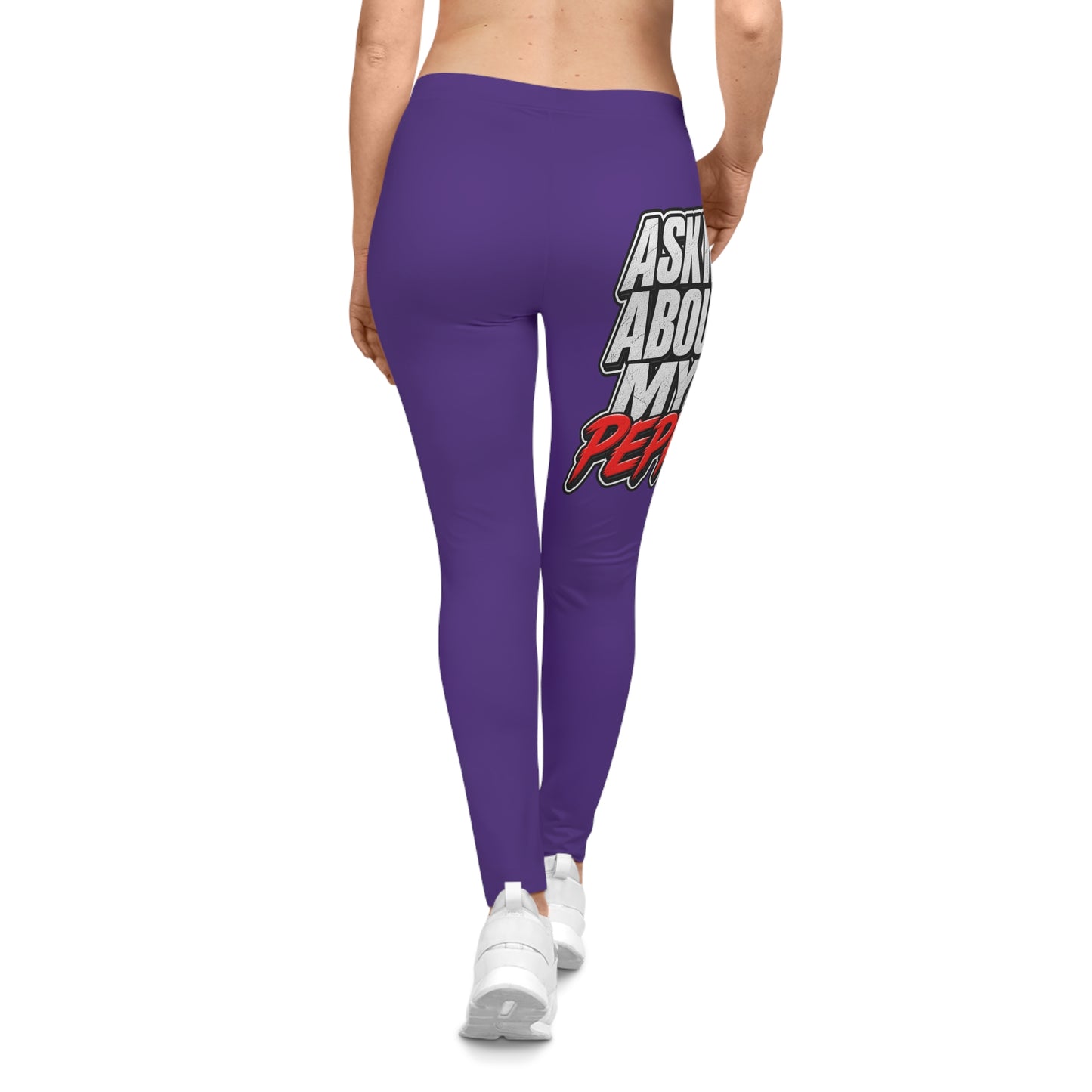 Ask Me About My Peppers Leggings