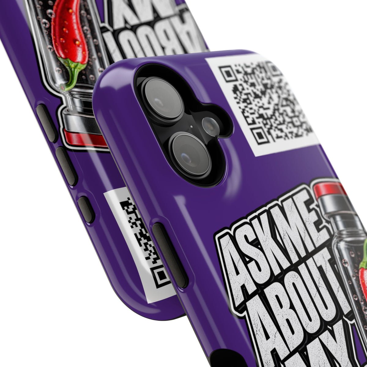 Ask Me About My Peppers Phone Case — Impact-Resistant Protective Case