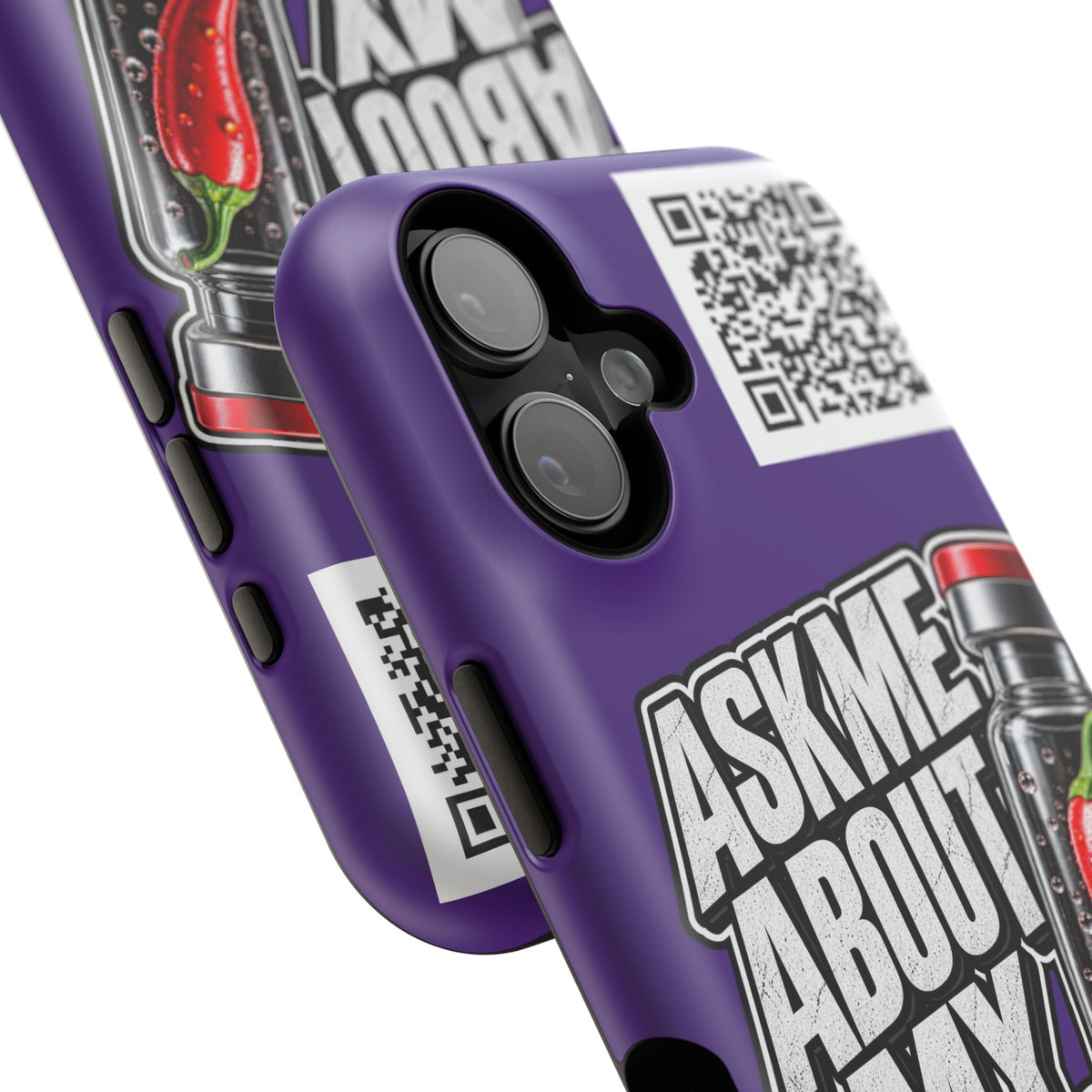 Ask Me About My Peppers Phone Case — Impact-Resistant Protective Case