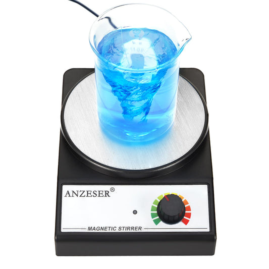 Magnetic Stirrer 3000RPM Lab Stirrers with Stir Bar Max Stirring Capacity 3000mL (No Heating)
